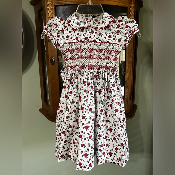 Edgehill Collection Other - Edgehill Collection Spring Summer Floral Smocked Front Tie Back Dress 4T